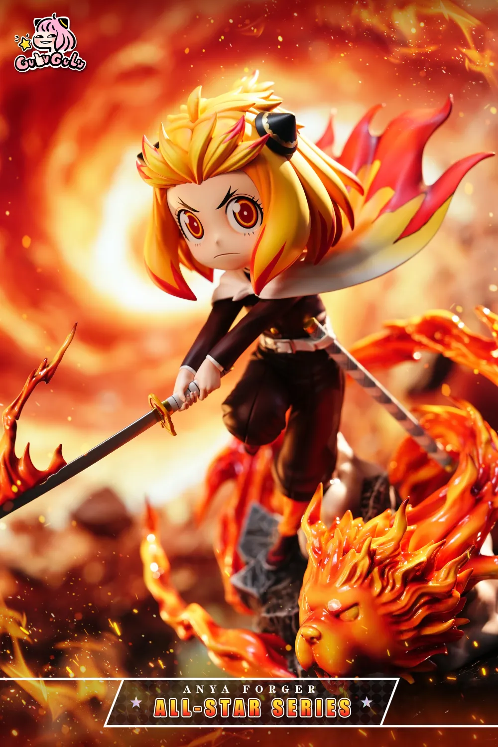659be0645363f440 【Pre order】GuluGulu Studio Anya Forger Rengoku Ver. Demon Slayer - Image 1