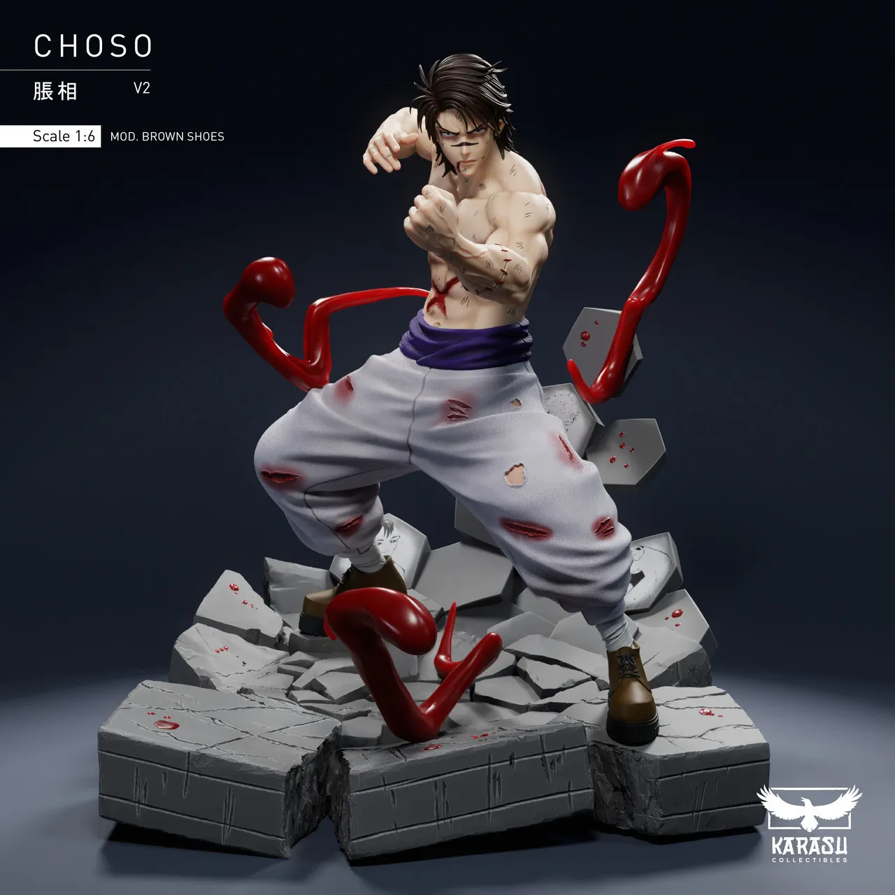 6718eca25b24a962 【Pre order】Karasu collectibles 1/6 Jujutsu Kaisen Choso Kamo 2.0 - Image 1