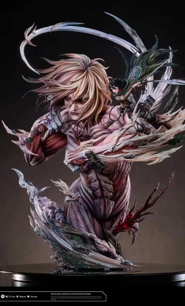 【Pre order】Hertz Studio Resin Statue Set Eren Yeager Attack Titan & Annie Leonhart Female Titan（Attack On Titan）