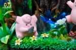 【Pre order】DM-STUDIO Pokemon ecological series Clefairy&Jirachi Resin Statue - Image 9