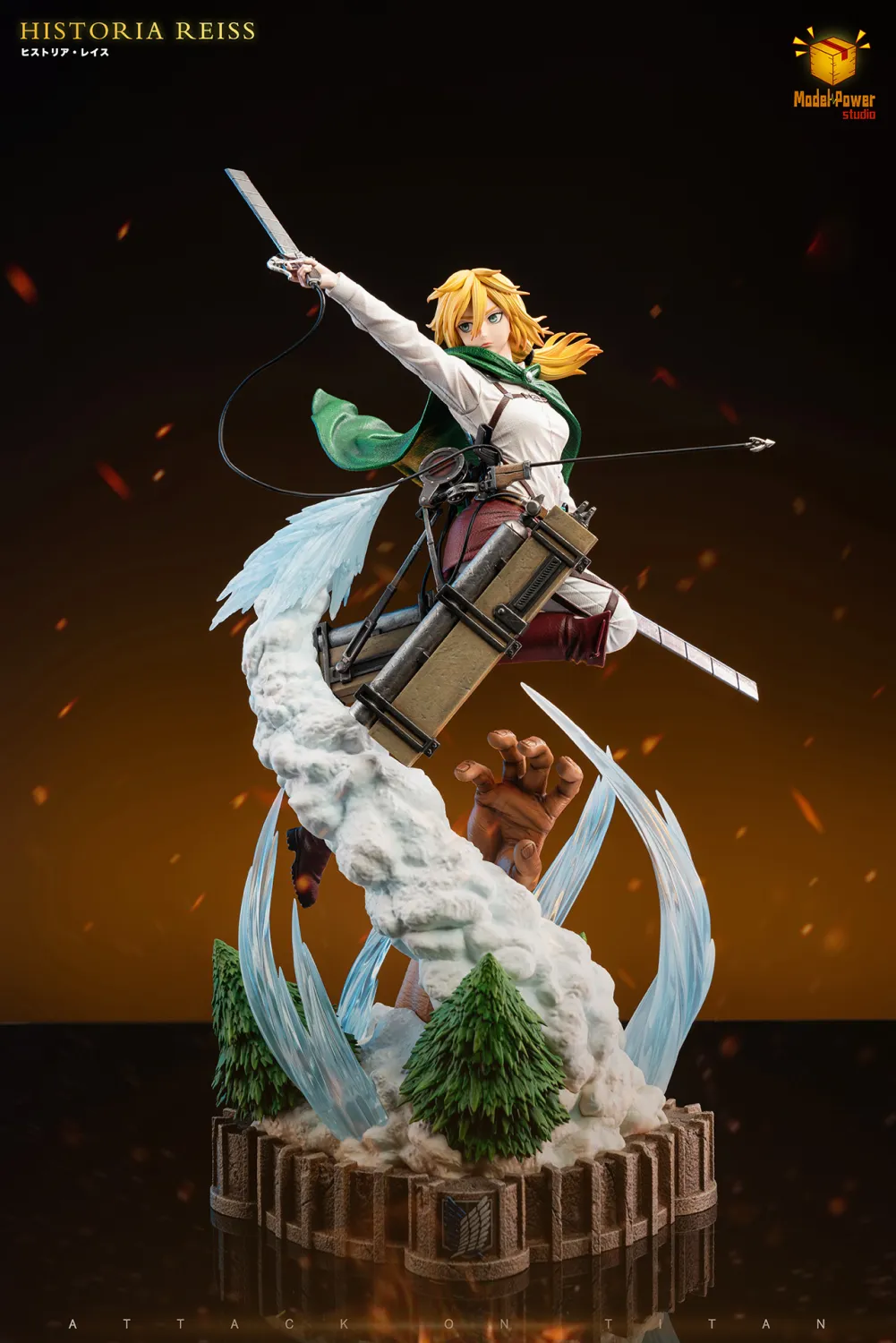 6a7fef5de08feb55 【In Stock】Model Power Studio Attack on Titan 3rd Queen Historia Reiss Waltz in the Sky - Image 1
