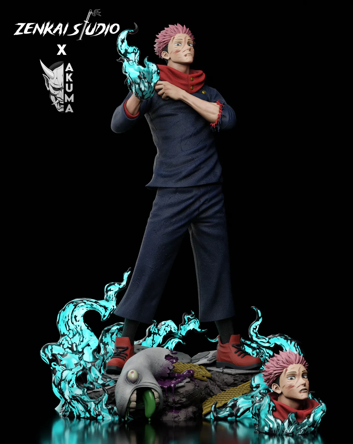 6a92c7f809259278 【Pre order】Zenkai Studio Jujutsu Kaisen Yuji Itadori with LED - Image 1