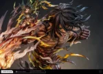 【Pre order】Hertz Studio Resin Statue Set Eren Yeager Attack Titan & Annie Leonhart Female Titan（Attack On Titan） - Image 8