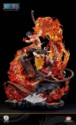 【In Stock】RYU Studio ONE PIECE Battle of Marineford Ace&Luffy 1/6 copyright Resin Statue - Image 8