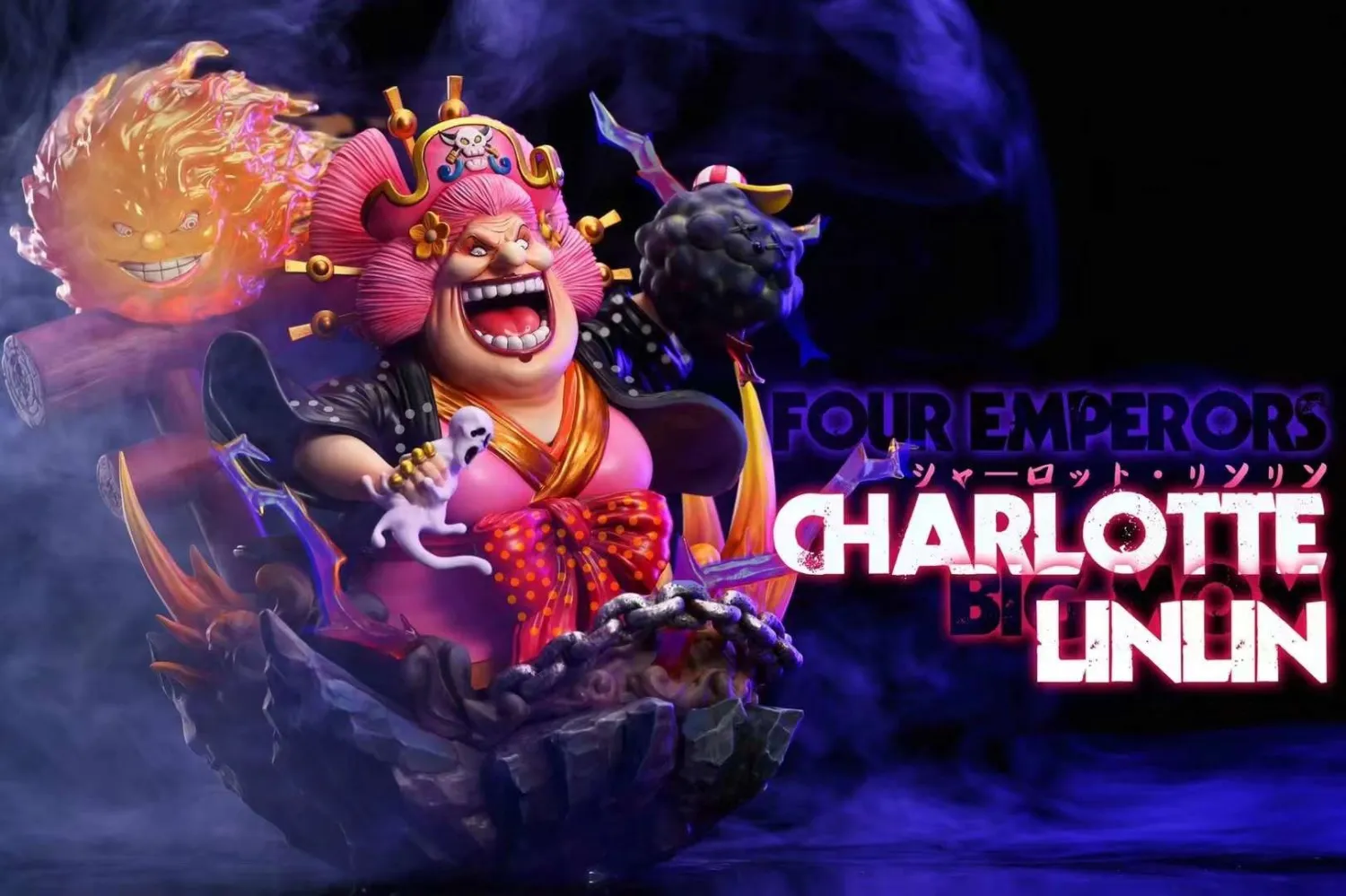 7078014bdeb6b713 【Pre order】LeaGue Studio ONE PIECE Four Emperors Big Mom Charlotte Linlin Resin Statue - Image 1