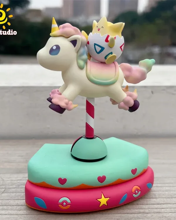 【In Stock】Sun Stuido Pokemon merry-go-round Togepi PU Statue