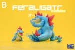 【Pre order】MG Studio Pokemon Totodile Evolutionary group 1/20 Resin Statue - Image 8