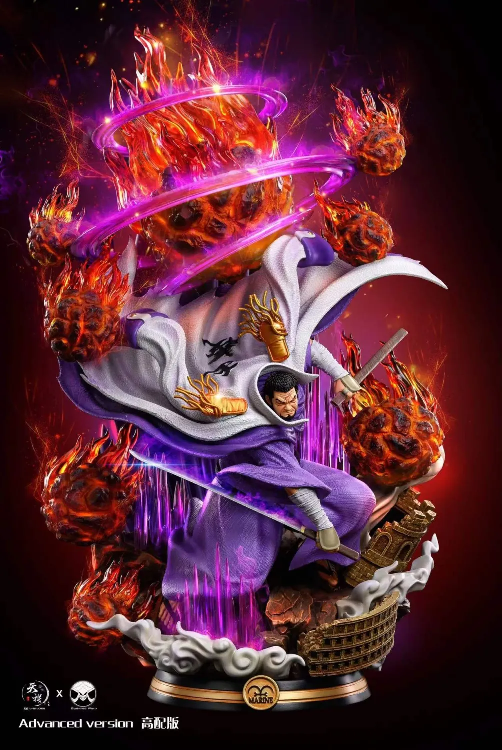 732ce2382e6fa77f 【In Stock】Burning Wind Studio One-Piece Fujitora Issho Resin Statue - Image 1