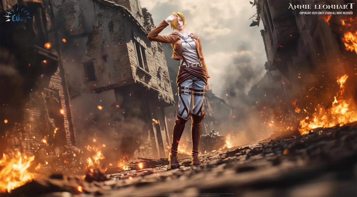 73409db9da79b732 【Pre order】Cdkey Studio 1/6 Attack on Titan Annie Leonhart - Image 1