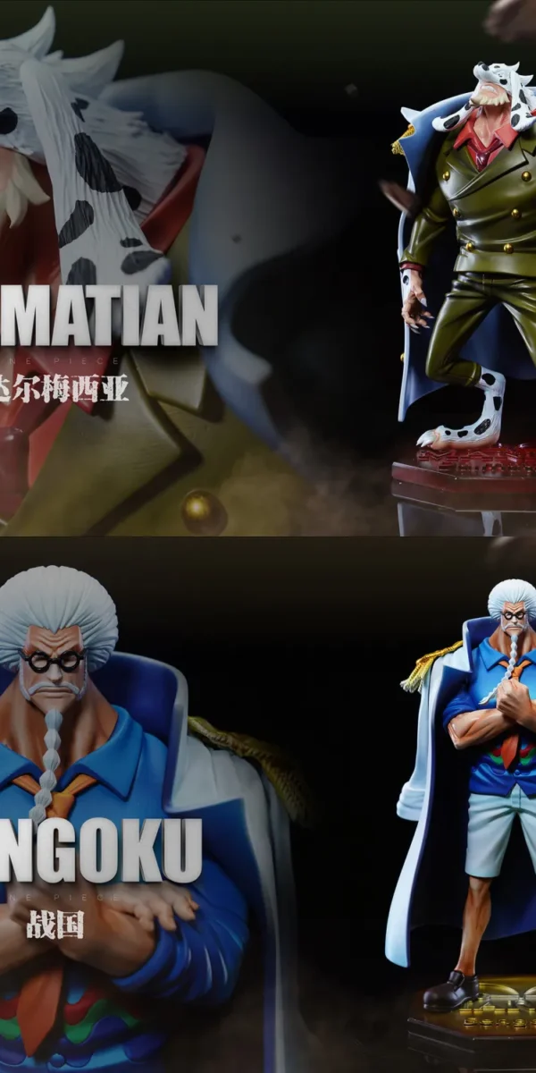 【Pre order】Black Studio - One Piece Dalmatian & Sengoku