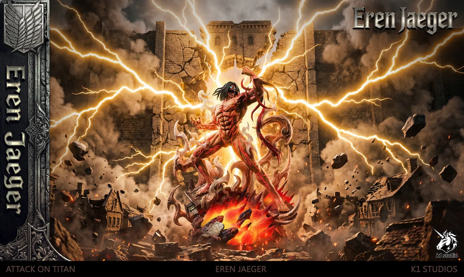 76e87b6b033c826d 【Pre order】K1 Studio 1/6 Attack on Titan Eren Jaeger - Image 1