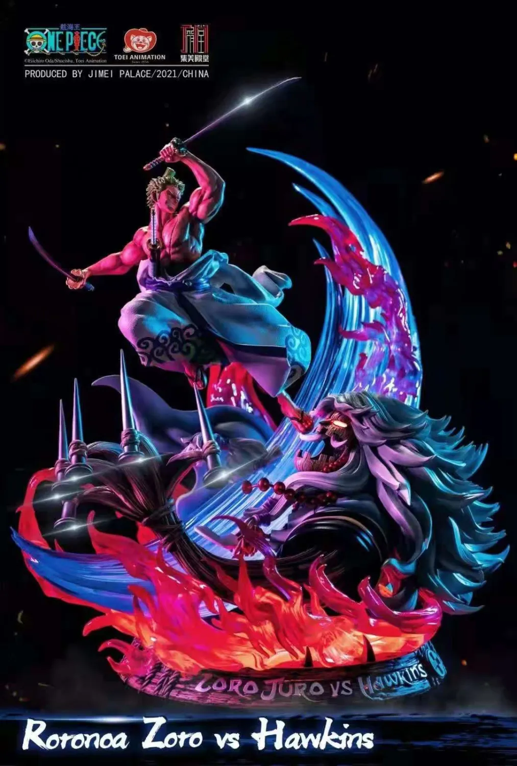 77a86a00e7131051 【In Stock】JIMEI Palace One Piece Wano Zoro VS Hawkins Resin Statue(Copyright) - Image 1