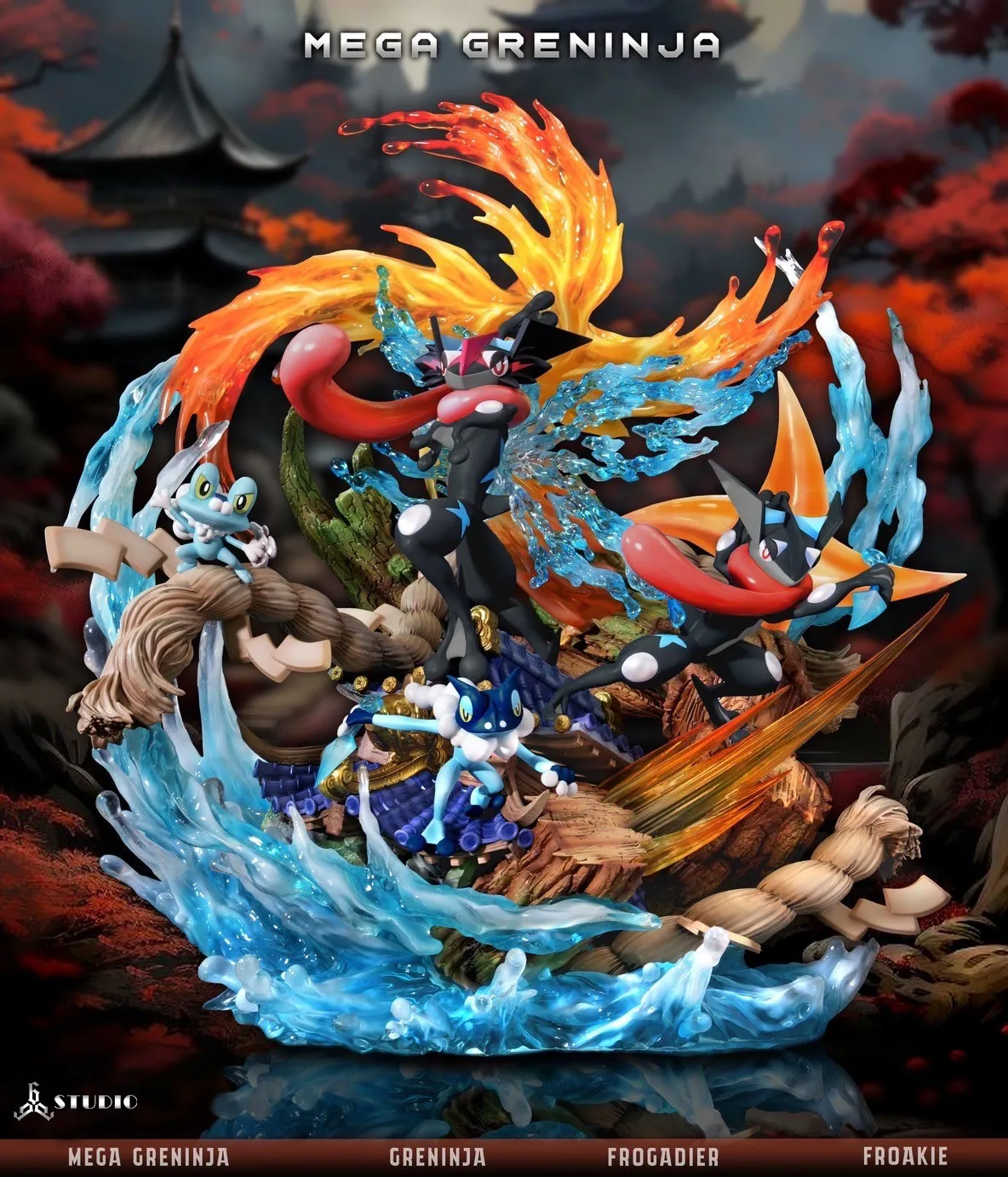799bee9cd5a17b8b 【Pre order】666 Studio - Pokemon Greninja - Image 1