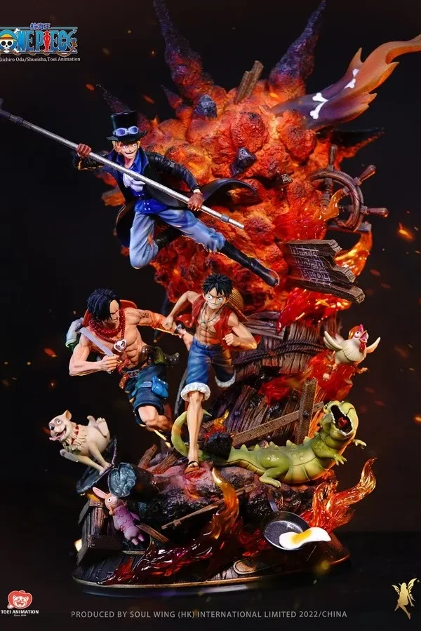 【In Stock】Soul Wing Studio One Piece Bond Luffy , Ace And Sabo (Copyright)