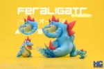 【Pre order】MG Studio Pokemon Totodile Evolutionary group 1/20 Resin Statue - Image 9