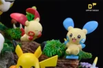 【Pre order】DM STUDIO Pokemon Electric type family Resin Statue - Image 6