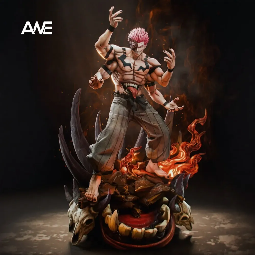7c9c1e8165891bb5 【Pre order】ANE Studio Jujutsu Kaisen Ryomen Sukuna Resin Statue - Image 1