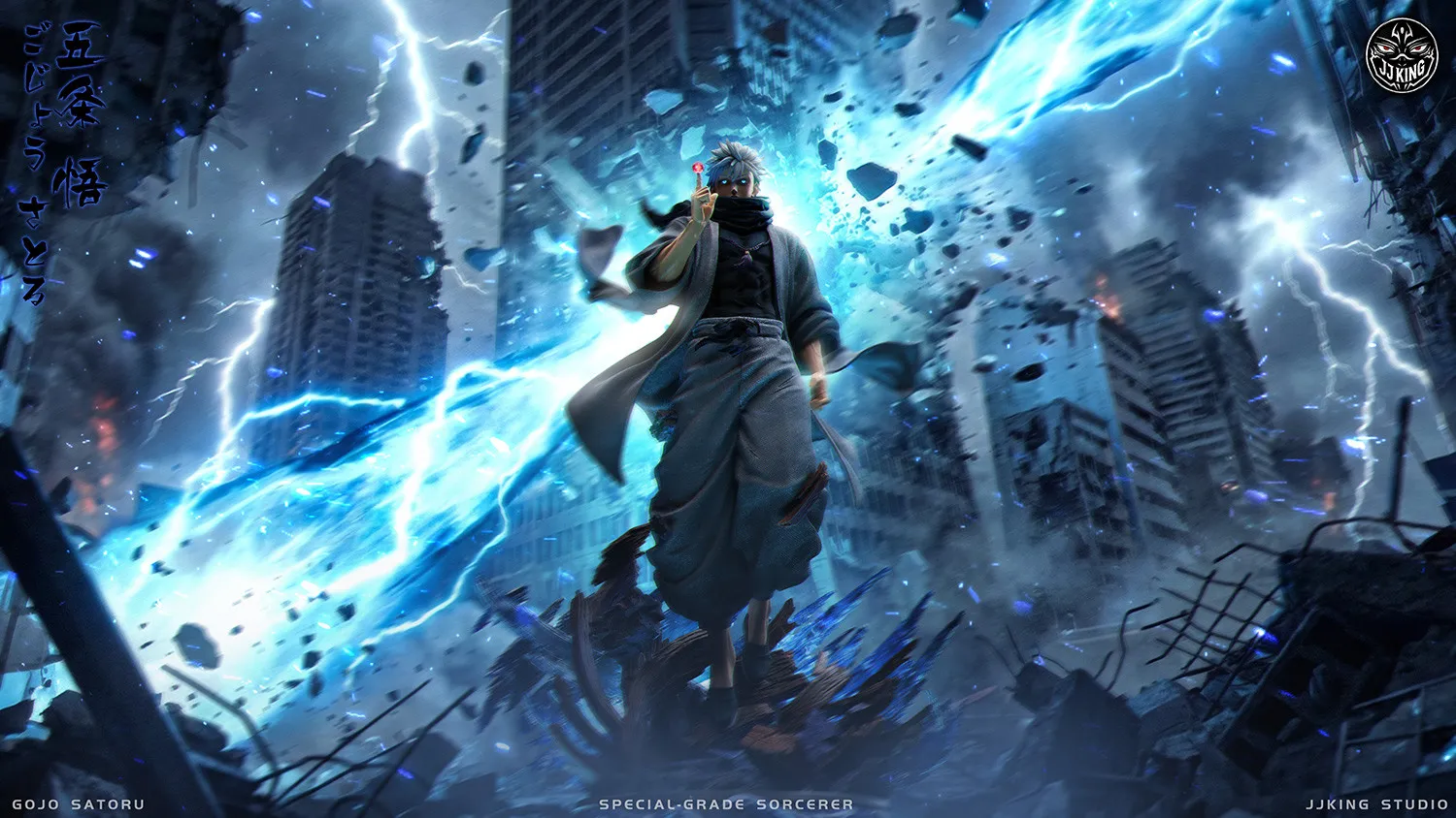 7e1c760e1b0c973e 【In Stock】JJKING Studio 1/6 Jujutsu Kaisen Satoru Gojo - Image 1