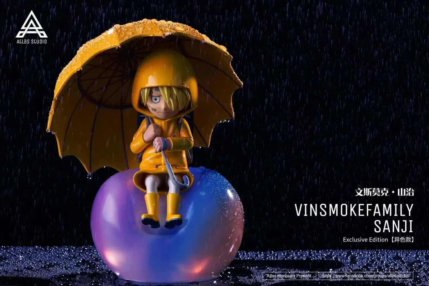 7e7a4262d0f827ec (1) 【Pre order】Atlas Studio ONE PIECE Raincoat Sanji Resin statue - Image 1