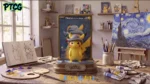 【Pre order】PTCG Studio Pokémon Pikachu cos Vincent van Gogh