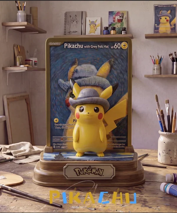 【Pre order】PTCG Studio Pokémon Pikachu cos Vincent van Gogh