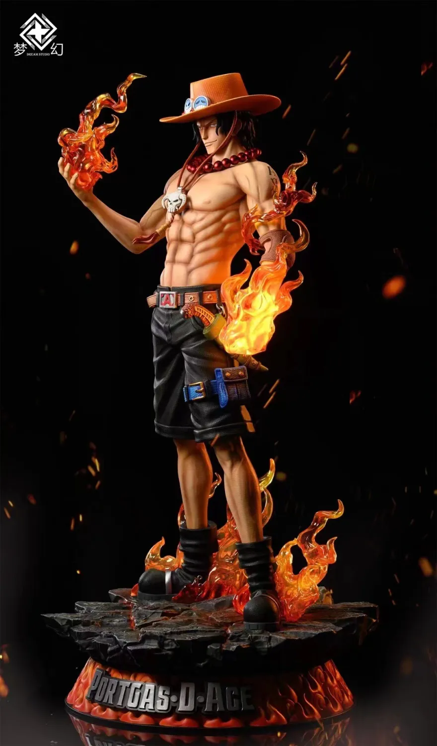 7fe9c56b7ef6b43f 【In Stock】Drean Studio ONE PIECE Portgas·D· Ace 1/3 Resin statue - Image 1