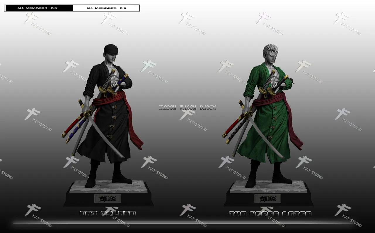 839adf020636f3f7 【Pre order】F.I.T Studio Roronoa Zoro One Piece - Image 1