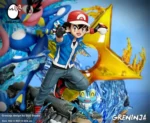 【Pre order】EGG-Studio Pokemon Ash Ketchum Greninja clan Resin statue - Image 6