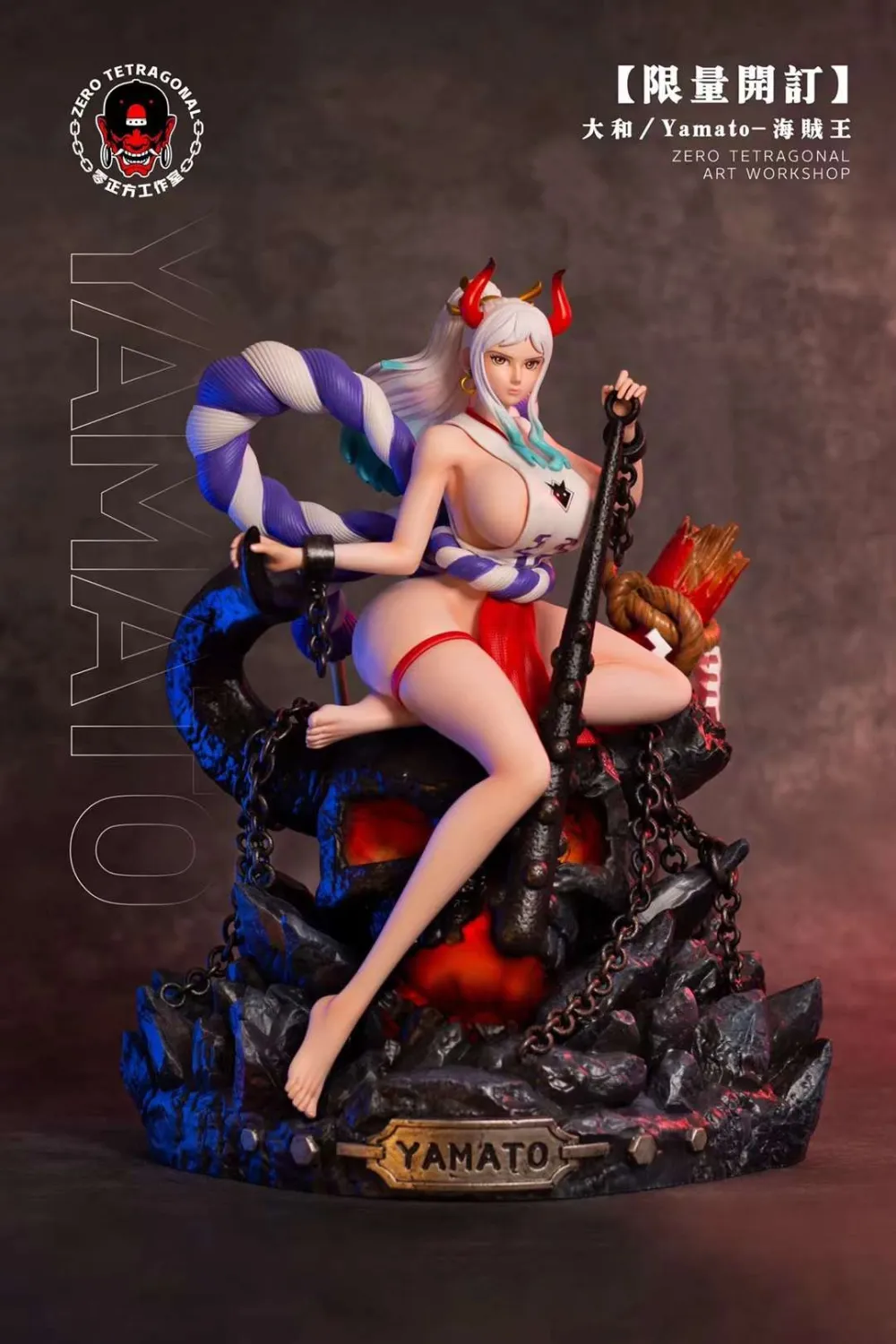 8722523ccae516dc 【In Stock】 Zero square Studio One-Piece Yamato Resin Statue - Image 1