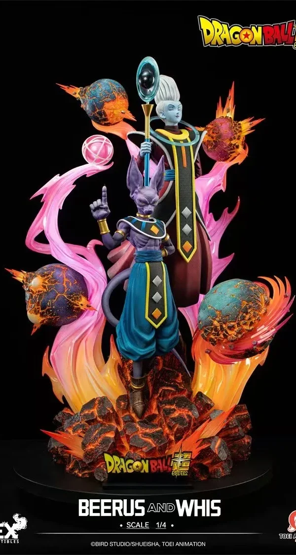 【In Stock】 HEX Collectibles Studio 1/4 Dragon Ball Beerus & Whis (Copyright)