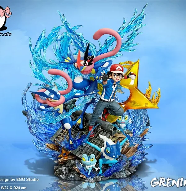 【Pre order】EGG-Studio Pokemon Ash Ketchum Greninja clan Resin statue