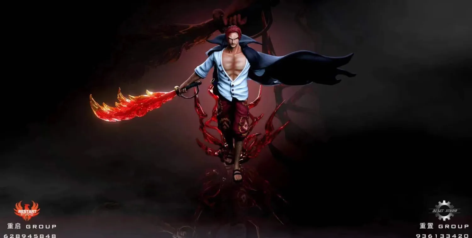 8fd2eb9050b151a3 【Pre order】Restart Studio One Piece Red Hair Shanks Resin Statue - Image 1