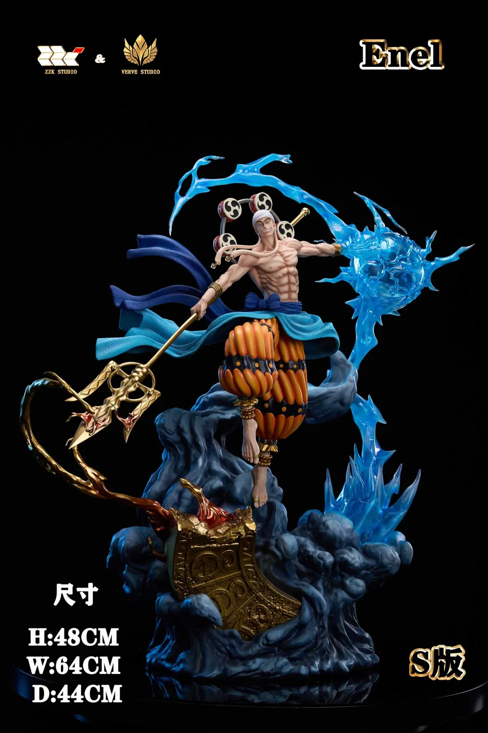 90b9a74971004241 【Pre order】Zzk Studio x Verve Studio 1/6 One Piece Enel - Image 1