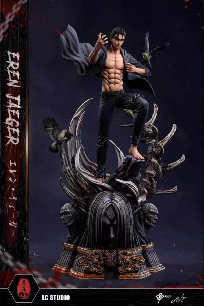 927beaa985b4acd9 【In Stock】LC Studios Attack on Titan Eren Jaeger 19 year old Resin Statue - Image 1
