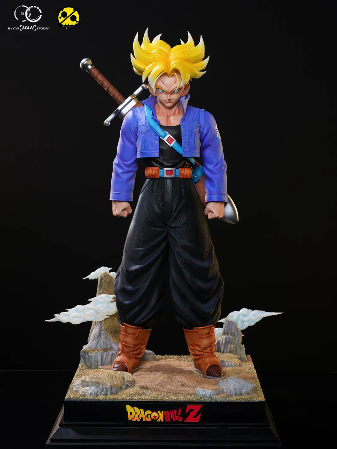 9564eab0a5c823fd (1) 【In Stock】2% Studio x Rich Man Studio 1/4 Dragon Ball Trunks - Image 1