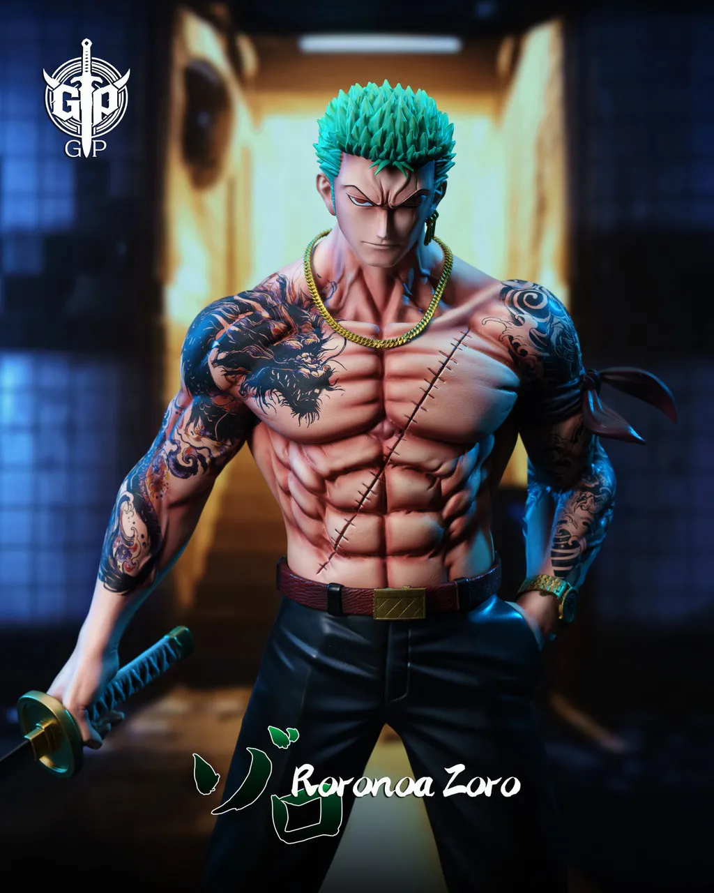 990975eefcad710f 【Pre order】GP Studio 1/6 & 1/4 One Piece Zoro - Image 1