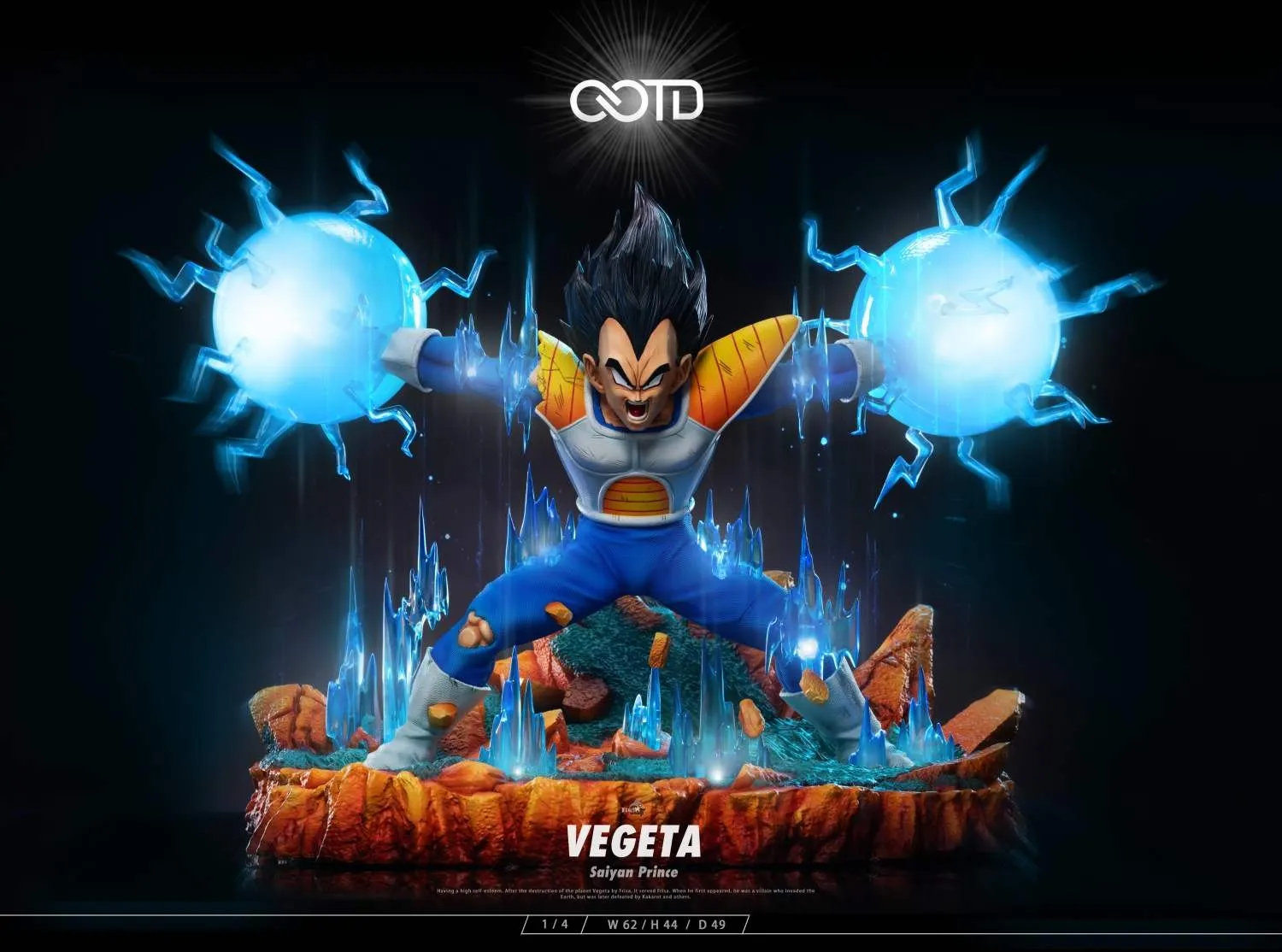 9b0b704d8a98e3c8 【Pre order】 OOTD Studio - Dragon Ball 1/4 Vegeta - Image 1