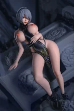 【In Stock】Lingyun Studio 1/3 NieR: Automata 2B Silicone Doll - Image 4