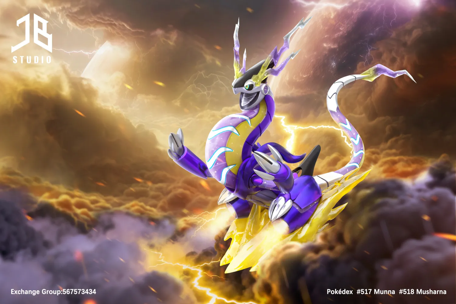 9d5f580f3d7ec9d6 (1) 【Pre order】JB Studio 1/20 Pokemon Miraidon - Image 1