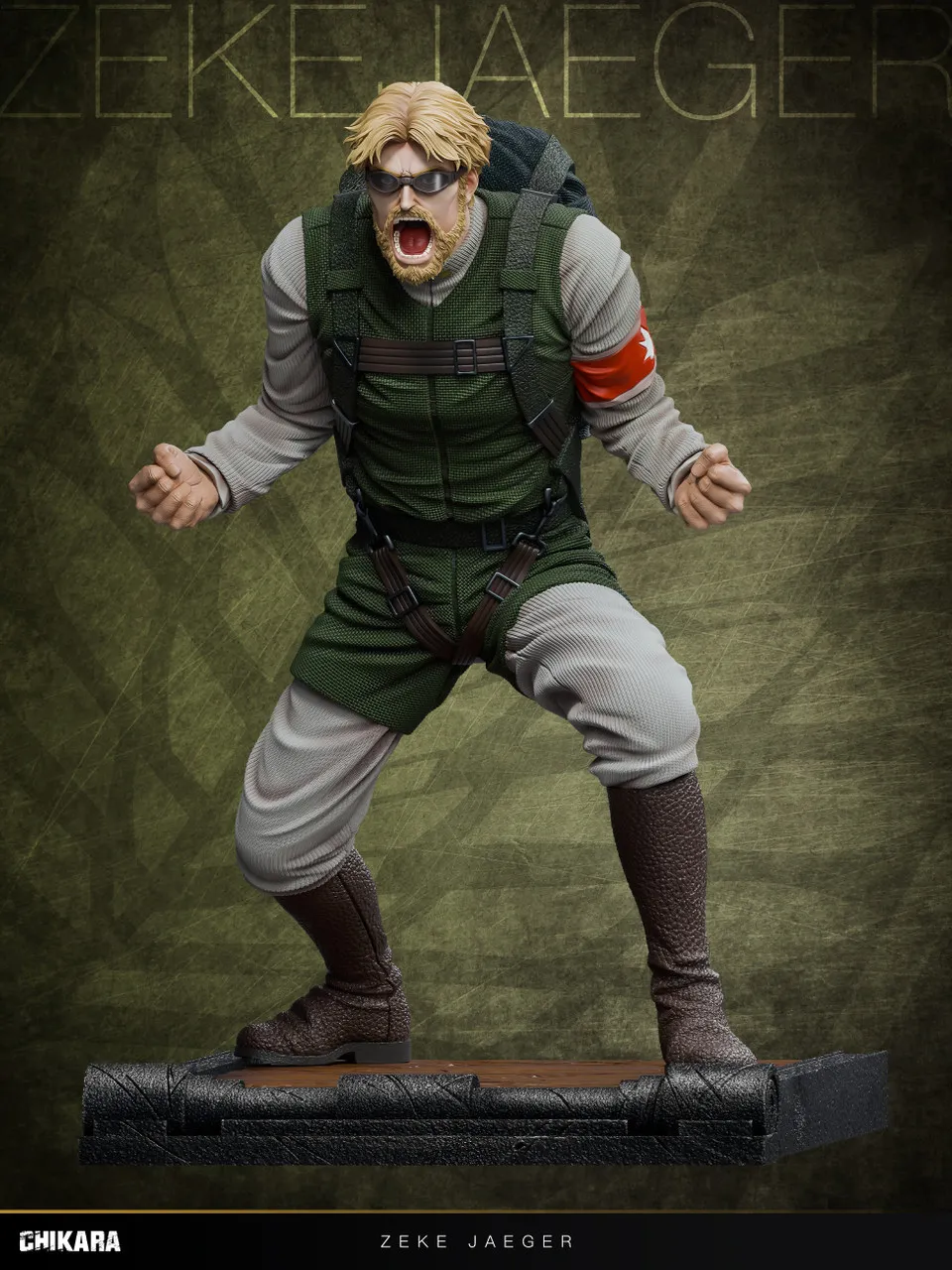9dc7775fb49b80d6 【Pre order】CHIKARA Studio 1/6 Attack On Titan Zeke Jaeger Resin Statue - Image 1