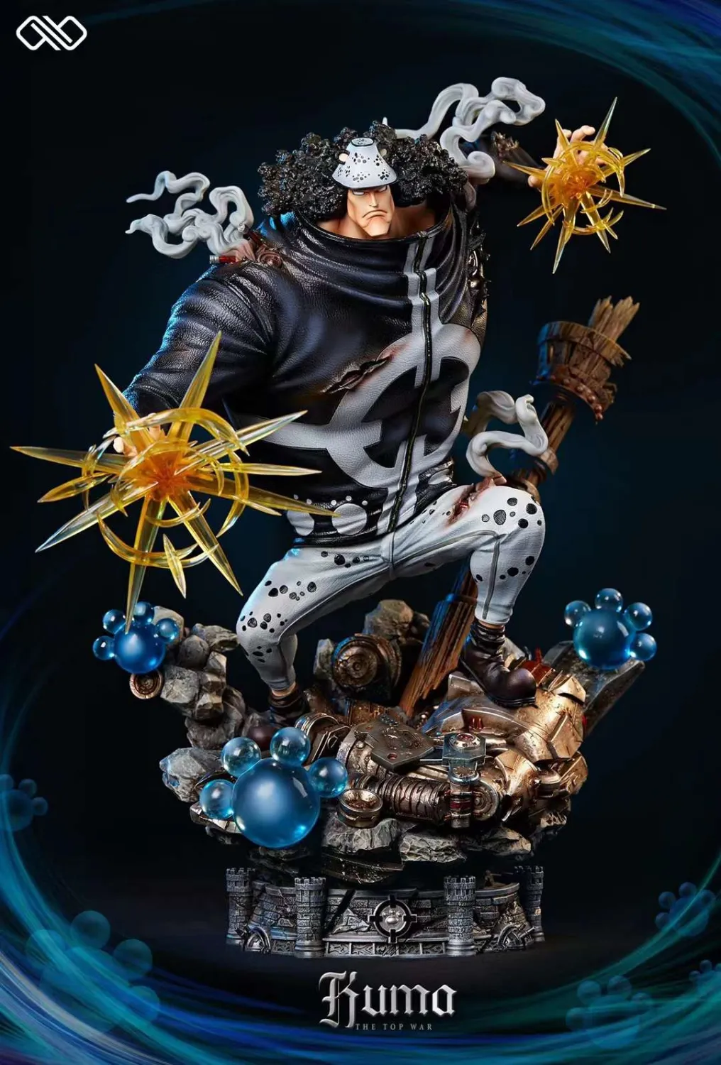 9e168de0ff5f9606 【Pre order】∞ Studio ONE PIECE Bartholemew Kuma Resin Statue - Image 1