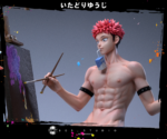 SGS Studio – Jujutsu Kaisen Painter Yuji Itadori - Image 2