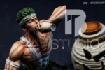 【In Stock】BT Studio ONE PIECE Drink Zoro PU Statue - Image 7