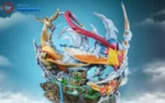 【In Stock】Fantasy Studio Pokemon Pidgeot family Resin Statue - Image 5