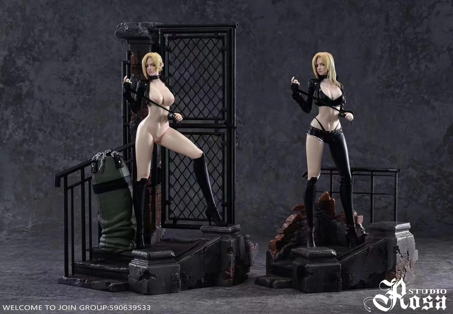 a3801cfdc467f671 【In Stock】Rosa Studio Attack on Titan Sexy Annie Leonhart Resin Statue - Image 1