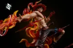 【In Stock】HS Studio One Piece Portgas·D· Ace 1/6 Resin Statue - Image 3