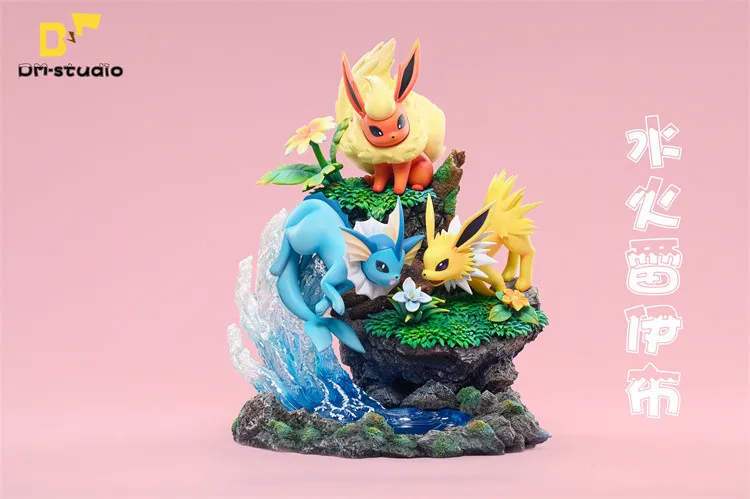 ab7065a143c91070 【In Stock】DM-STUDIO Pokemon Eevee family Resin Statue - Image 1