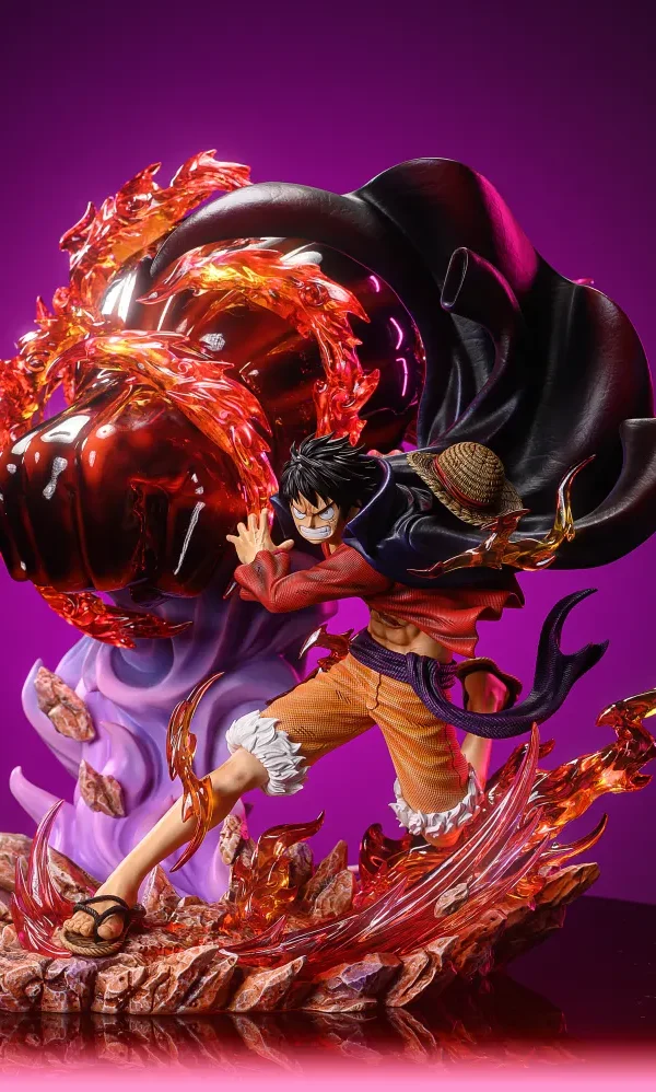 【In Stock】LX-Studio One Piece red rock Luffy Resin Statue