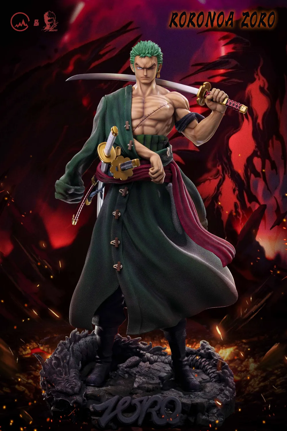 ad2a3a0756d22f08 【Pre order】GuiGu Studio 1/4 & 1/2 Roronoa Zoro - Image 1