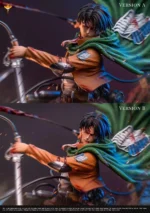 【In Stock】DT Studio Attack on Titan Levi·Ackerman VS Beast Titan Resin Statue - Image 7